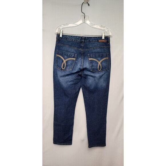 Calvin Klein Ankle Blue Denim Jeans Size 8 - Picture 3 of 7
